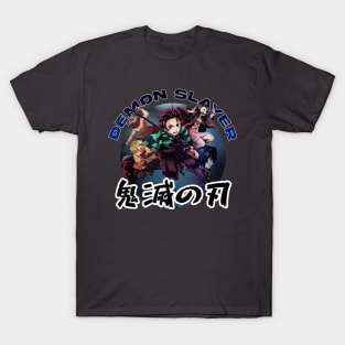 Demon Slayer - Kimetsu no Yaiba Characters T-Shirt